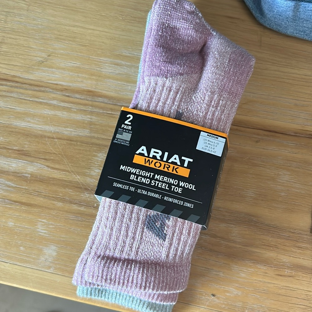 Ariat work wool socks